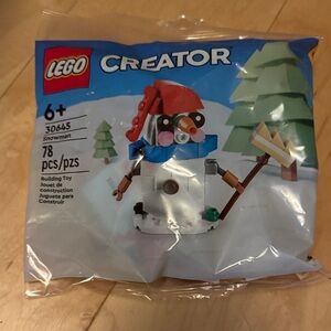 LEGO Creator Festive Snowman with Red and Blue Accents